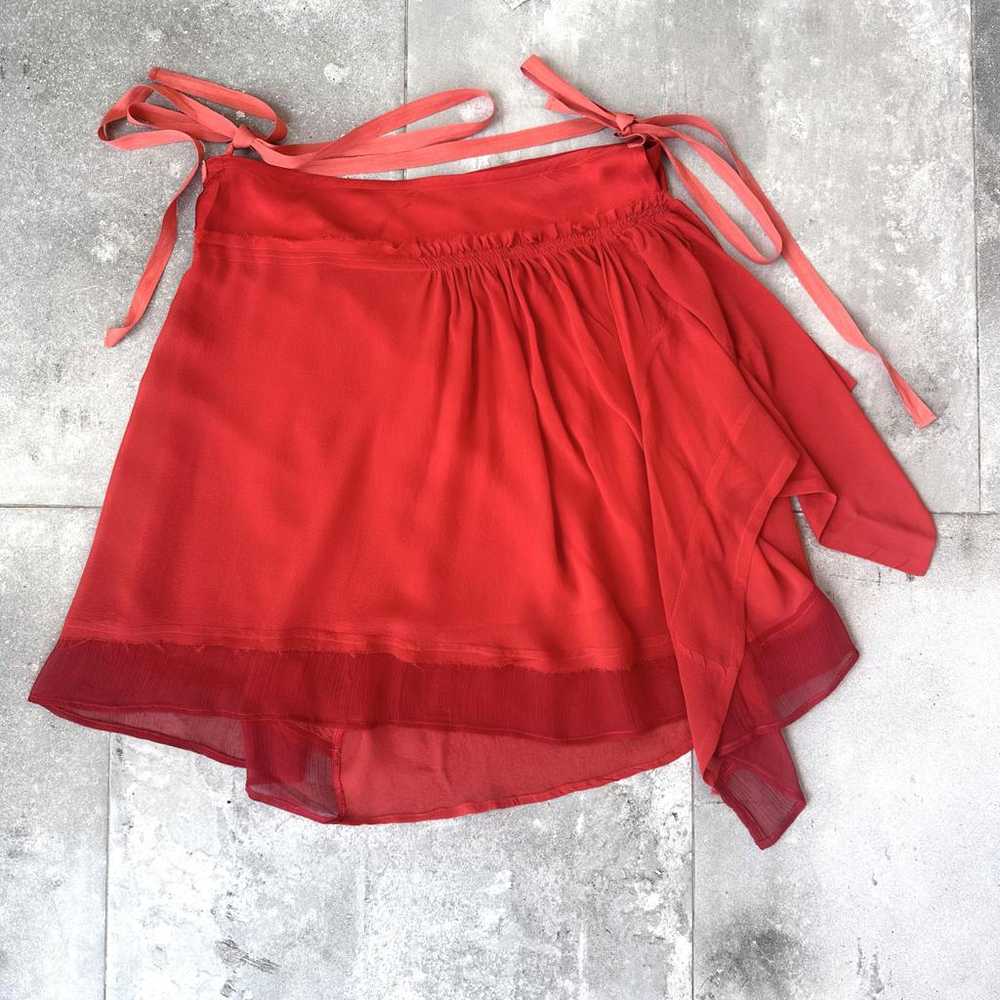 Ann Demeulemeester Silk mid-length skirt - image 7