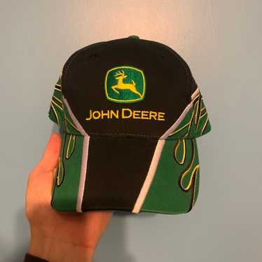 Vintage John Deere flame hat - image 1
