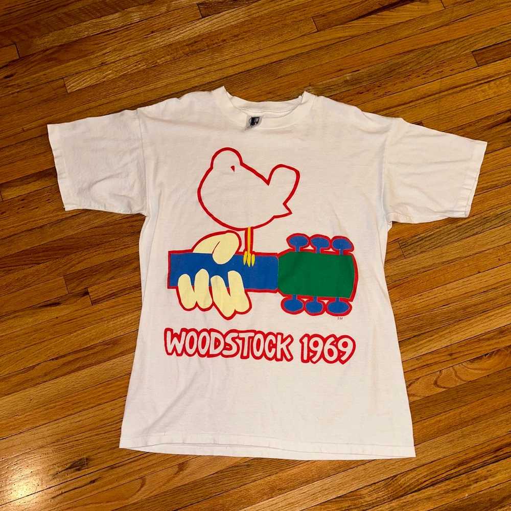 Vintage 90’s Woodstock 1969 T-Shirt - image 1