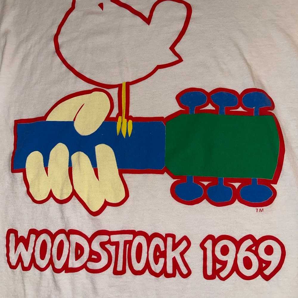 Vintage 90’s Woodstock 1969 T-Shirt - image 3