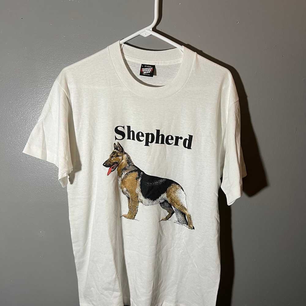 Vintage 1988 German Shepard T-Shirt - image 1