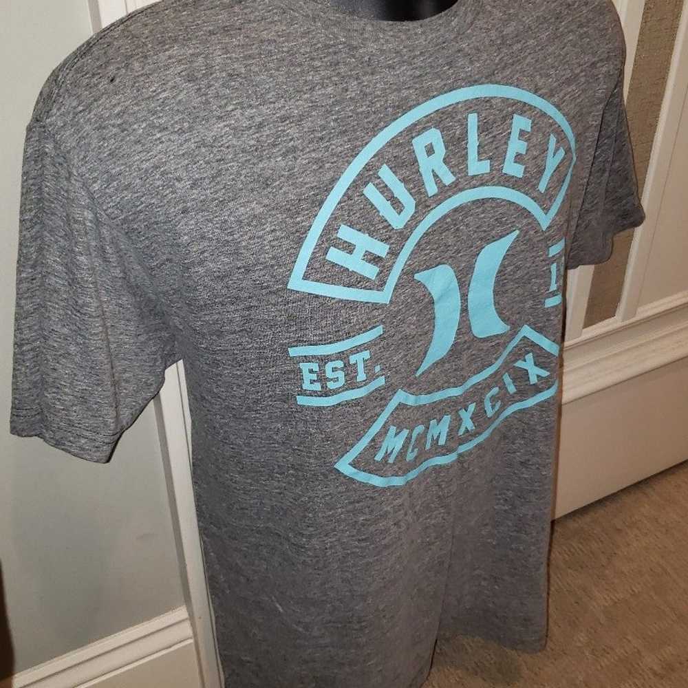 HURLEY Surfing Logo Men's Graphic T-Shirt size L - image 2