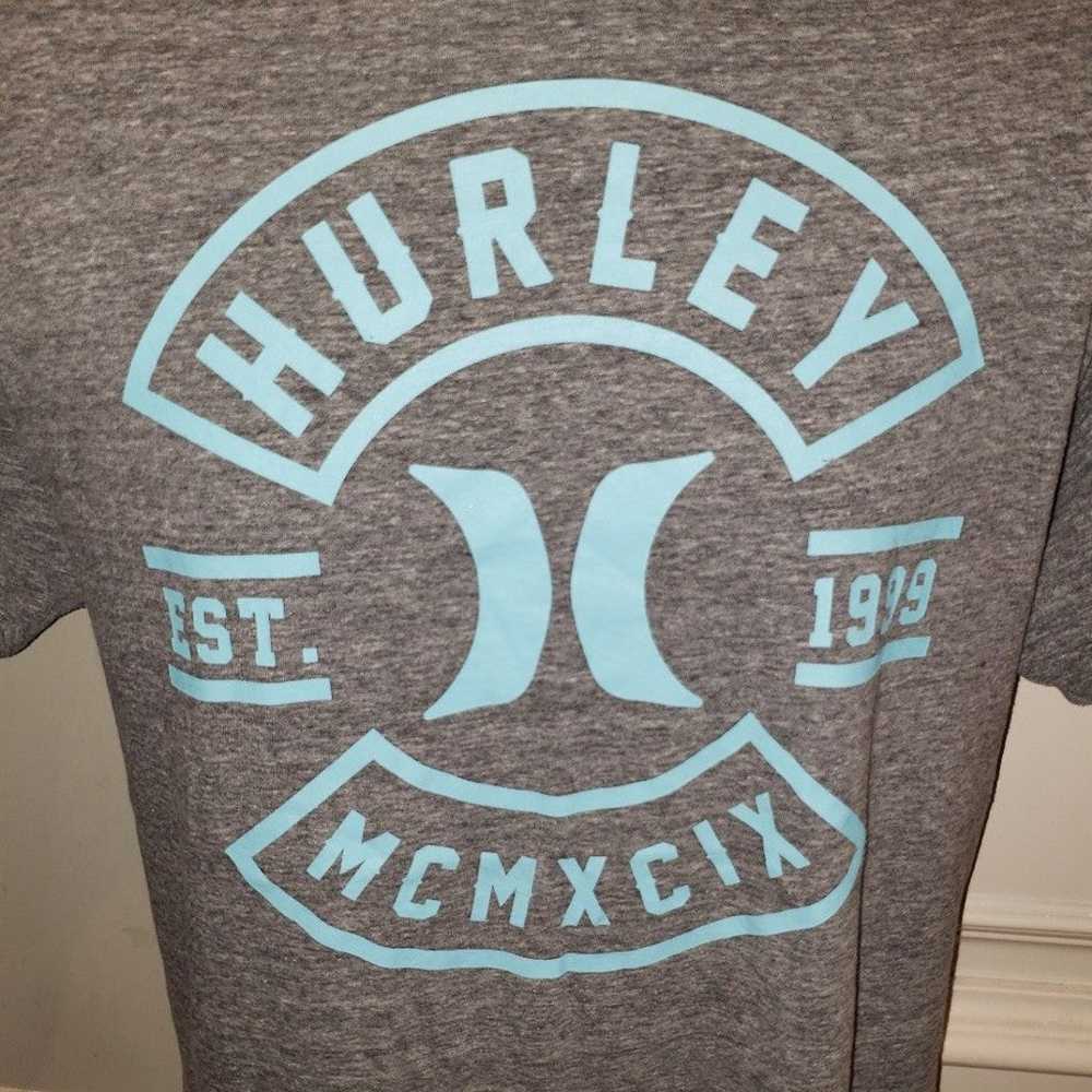 HURLEY Surfing Logo Men's Graphic T-Shirt size L - image 3