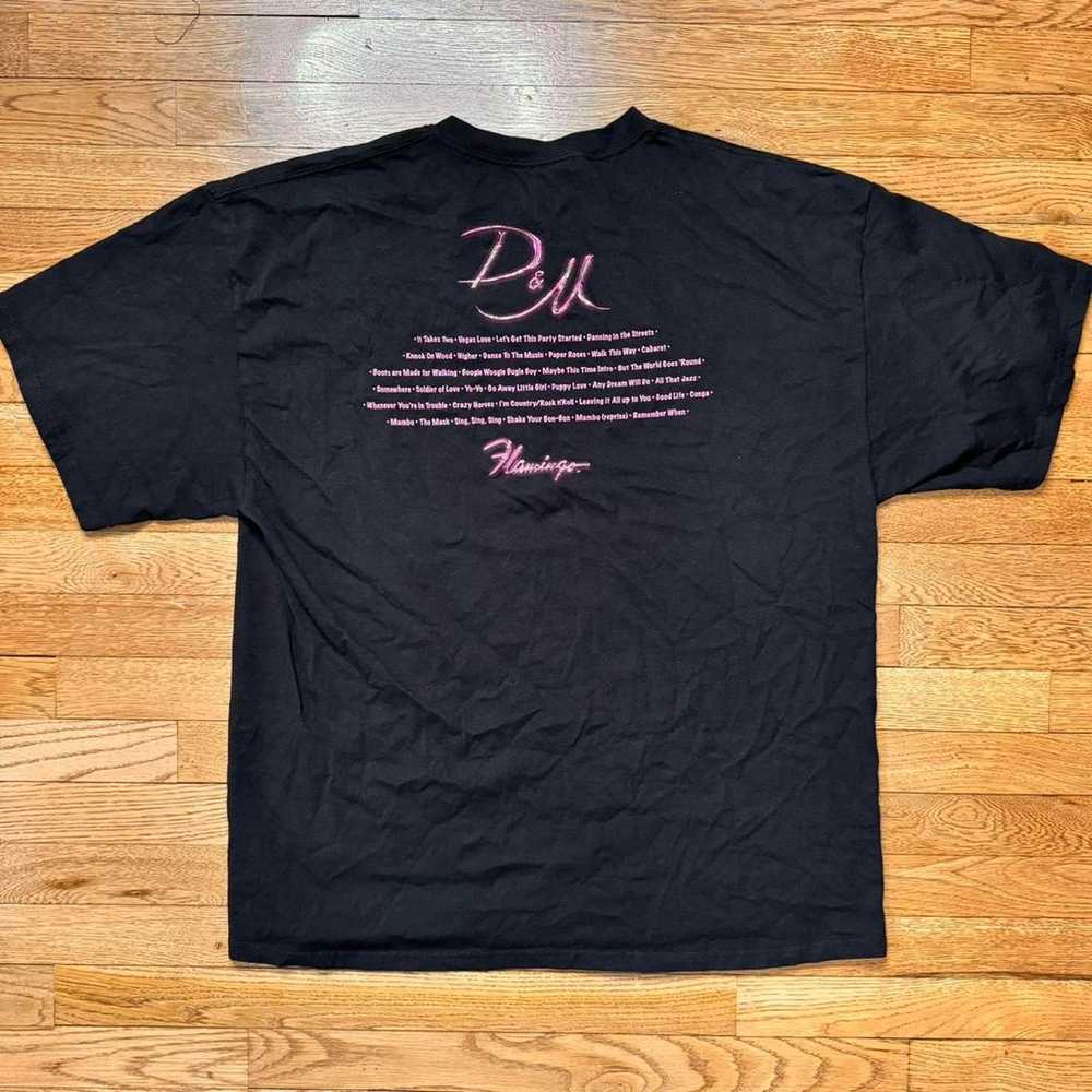 Donny & Marie concert tour promo t shirt in black - image 2