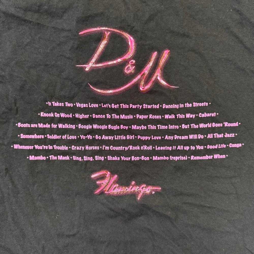 Donny & Marie concert tour promo t shirt in black - image 3