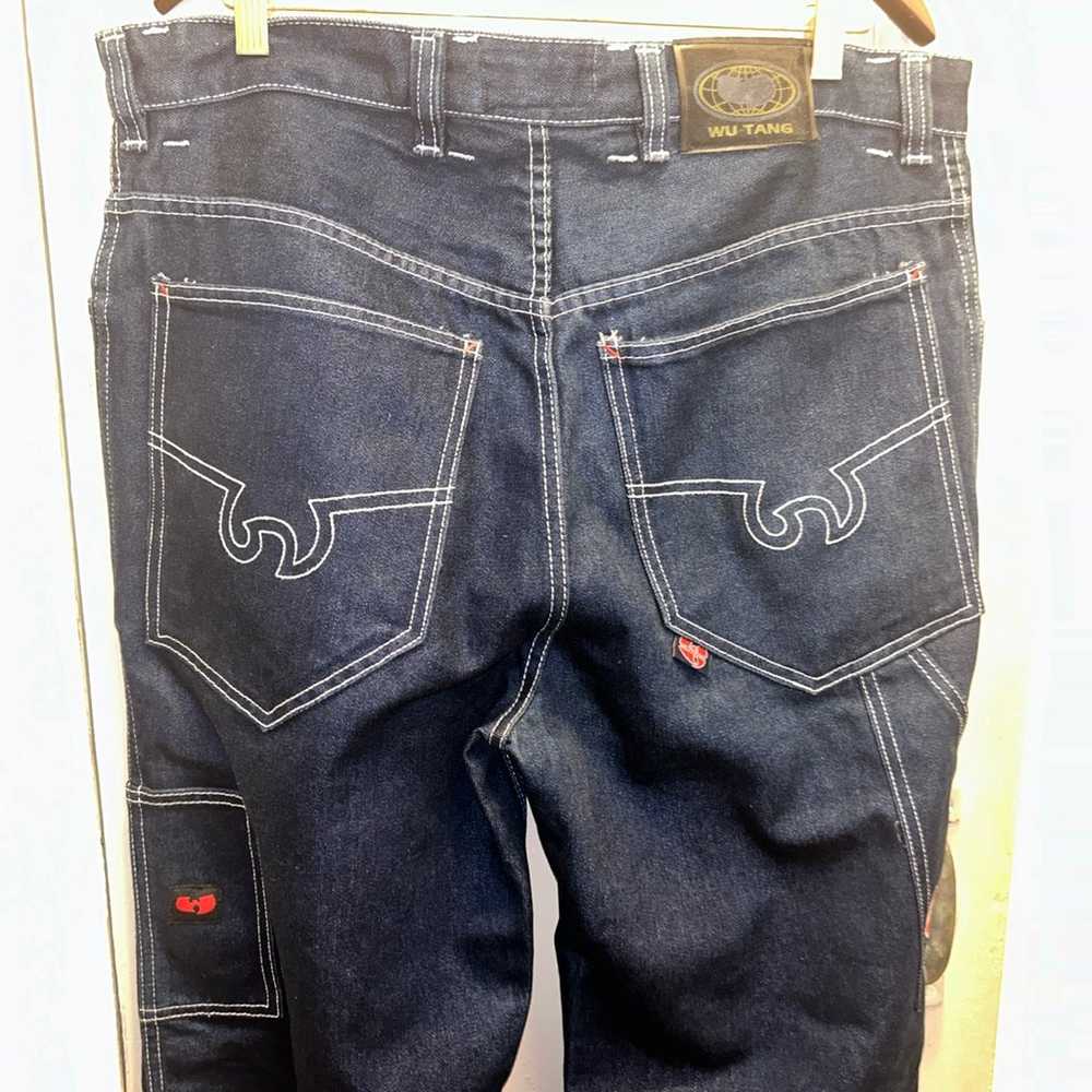 Rare 90s Vintage Jeans Wu Wear Denim (Reversible) - image 3