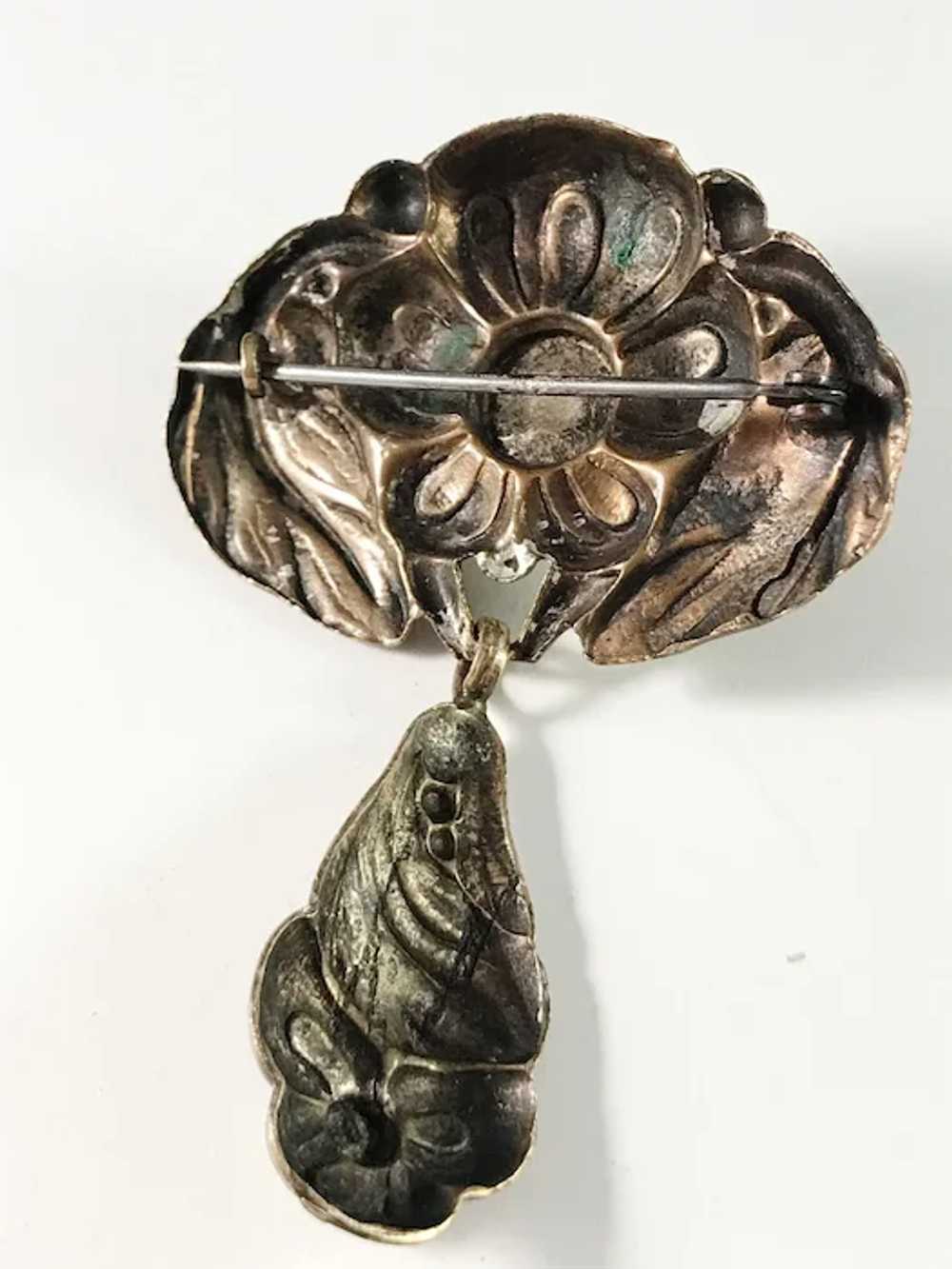 Denmark Early 1900s Art Nouveau Skonvirke Brooch. - image 5