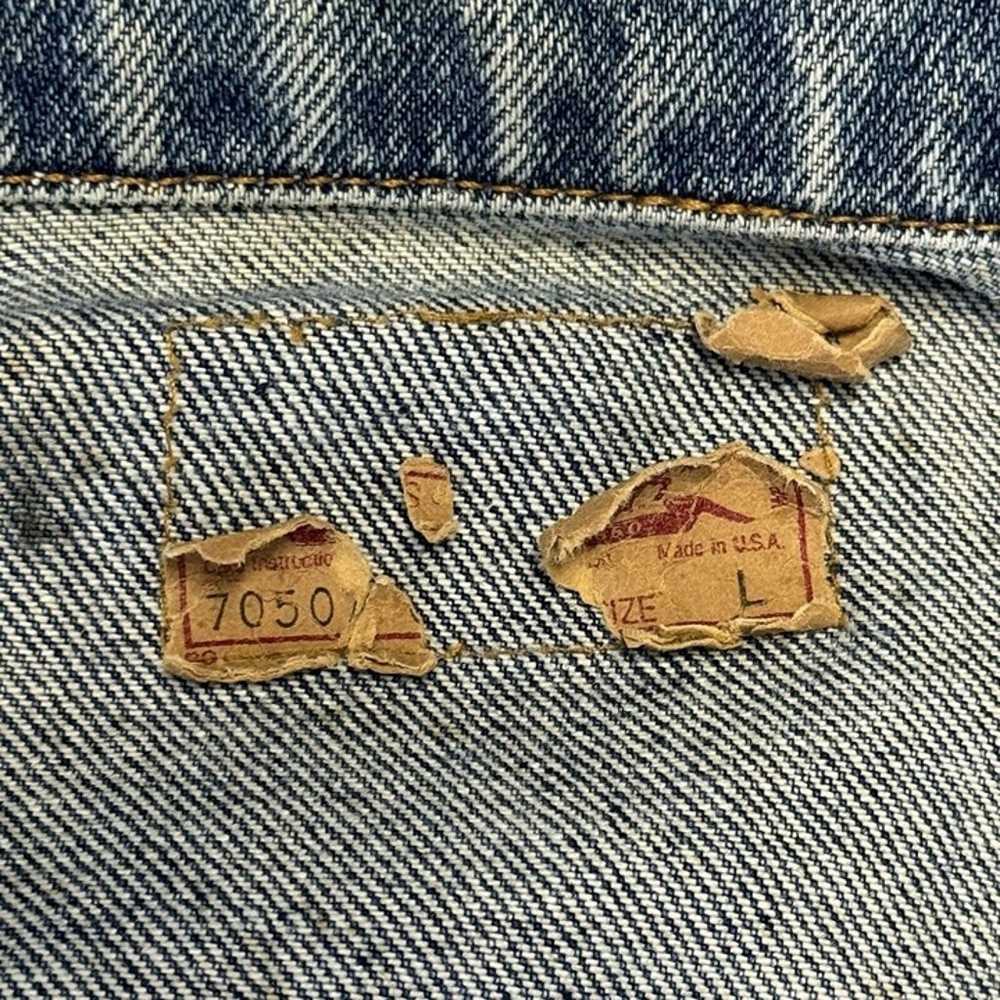 Vintage Levis Trucker Denim Jacket Mens Large L H… - image 6