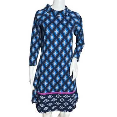 Hatley Dress Womens 6 Peggy Pocketed Hepburn Blue… - image 1