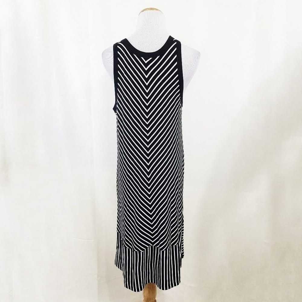 Cabi 5946 ATC Wink Dress black and white striped … - image 3