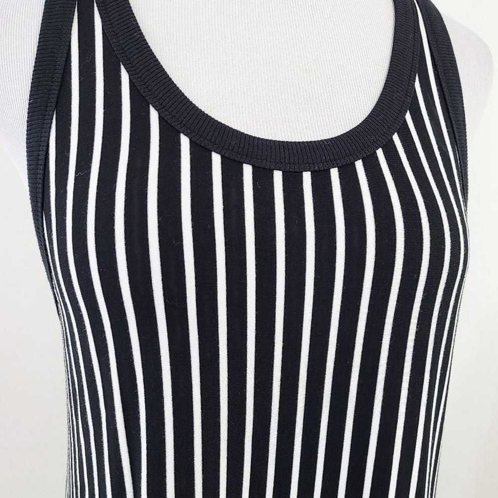 Cabi 5946 ATC Wink Dress black and white striped … - image 4