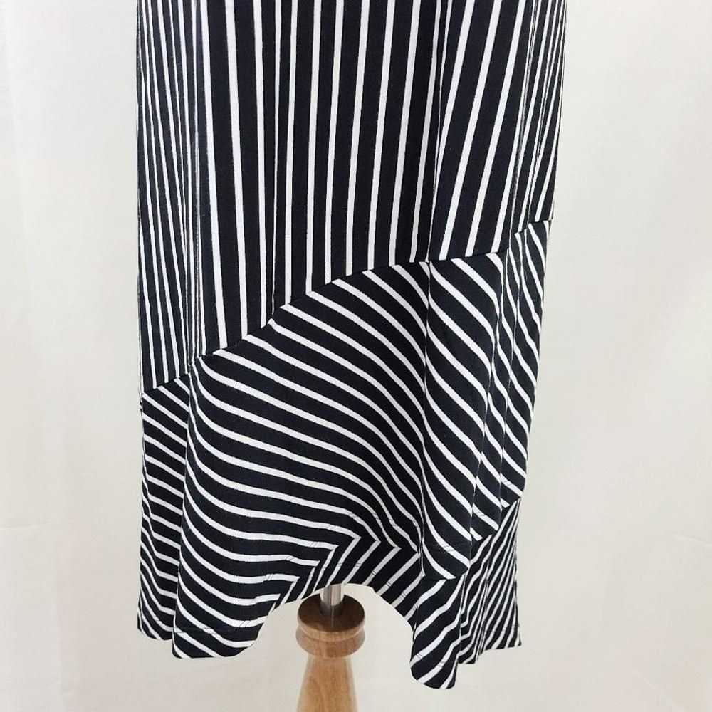 Cabi 5946 ATC Wink Dress black and white striped … - image 5