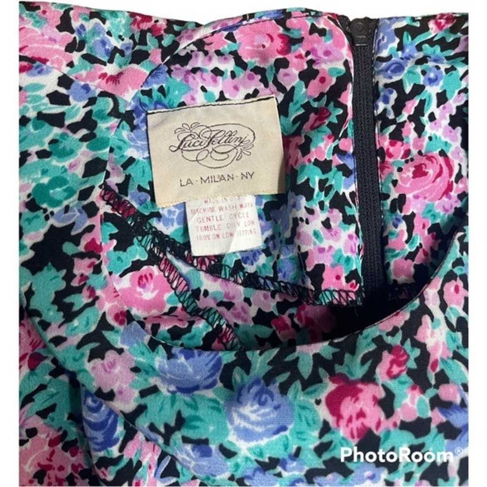 LUCI PELLINI Vintage short sleeve liberty floral … - image 5