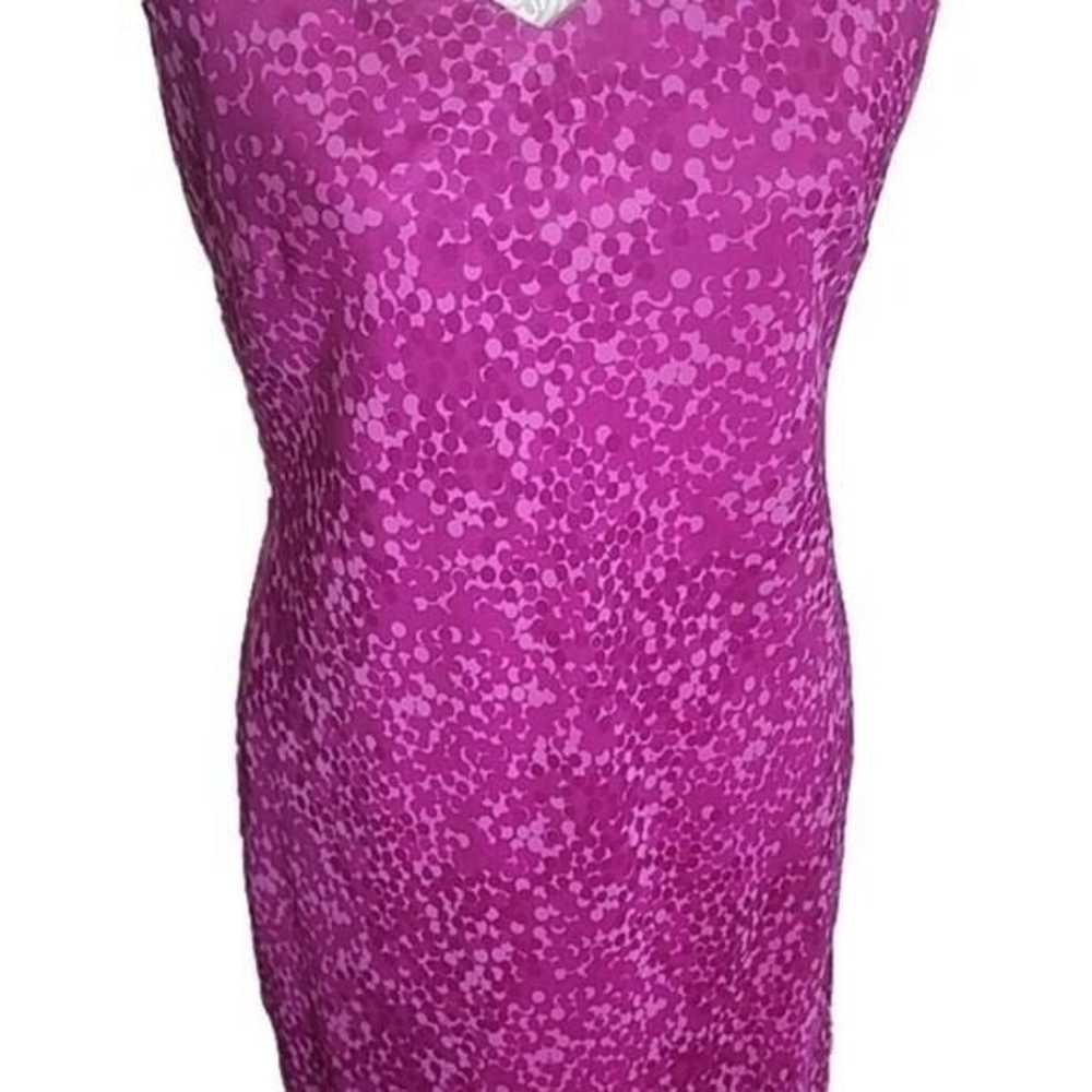 Donna Ricco women's sleeveless pink sheath midi d… - image 2