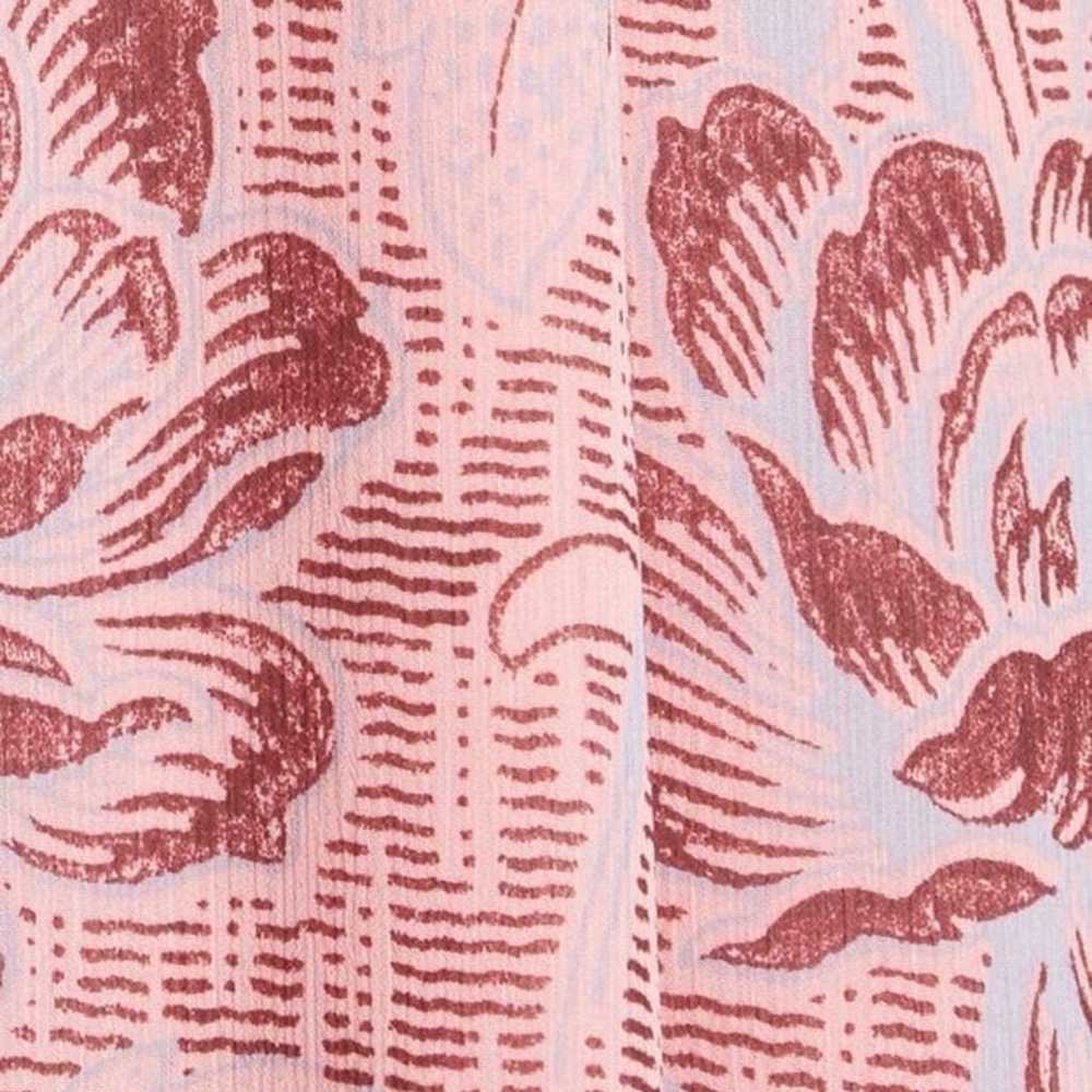 LIKELY Gio Floral Print Smocked Ruffle Chiffon Mi… - image 4