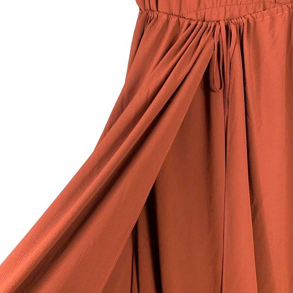 City Chic Maxi Dress Size 22 Burnt Orange Strappy… - image 3