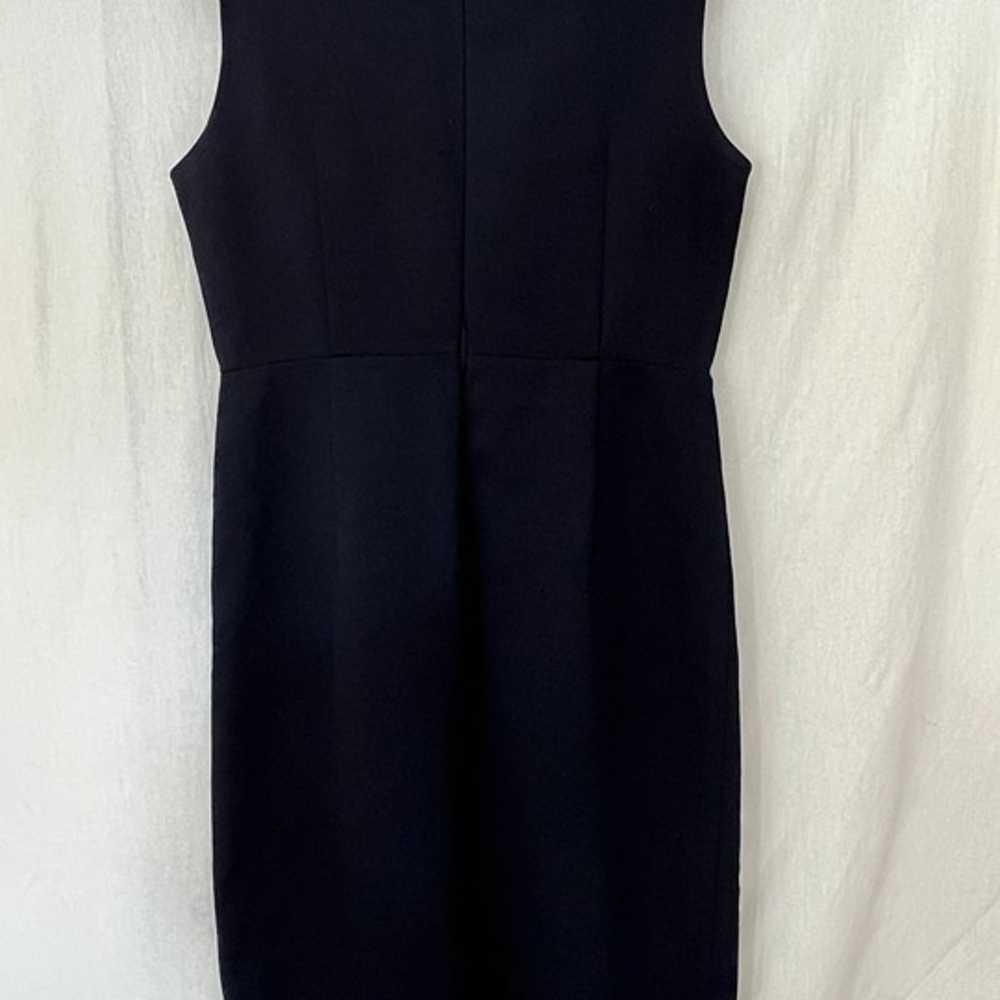 COS Navy shift dress; sleeveless; Size 44; - image 2
