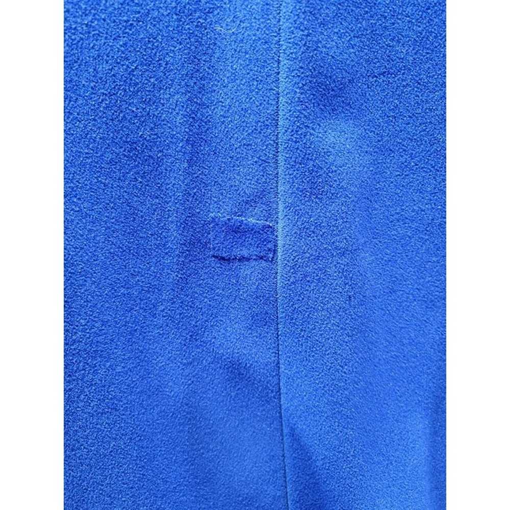 VTG VANITY FAIR BLUE MOD Striped Velour Robe Caft… - image 5