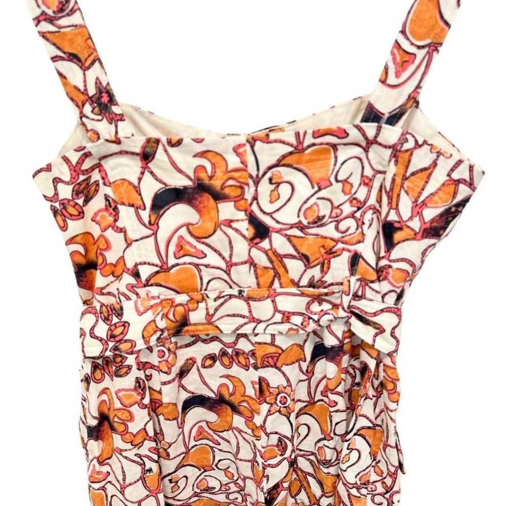 House of Harlow 1960's Floral Paisley Romper Beig… - image 10