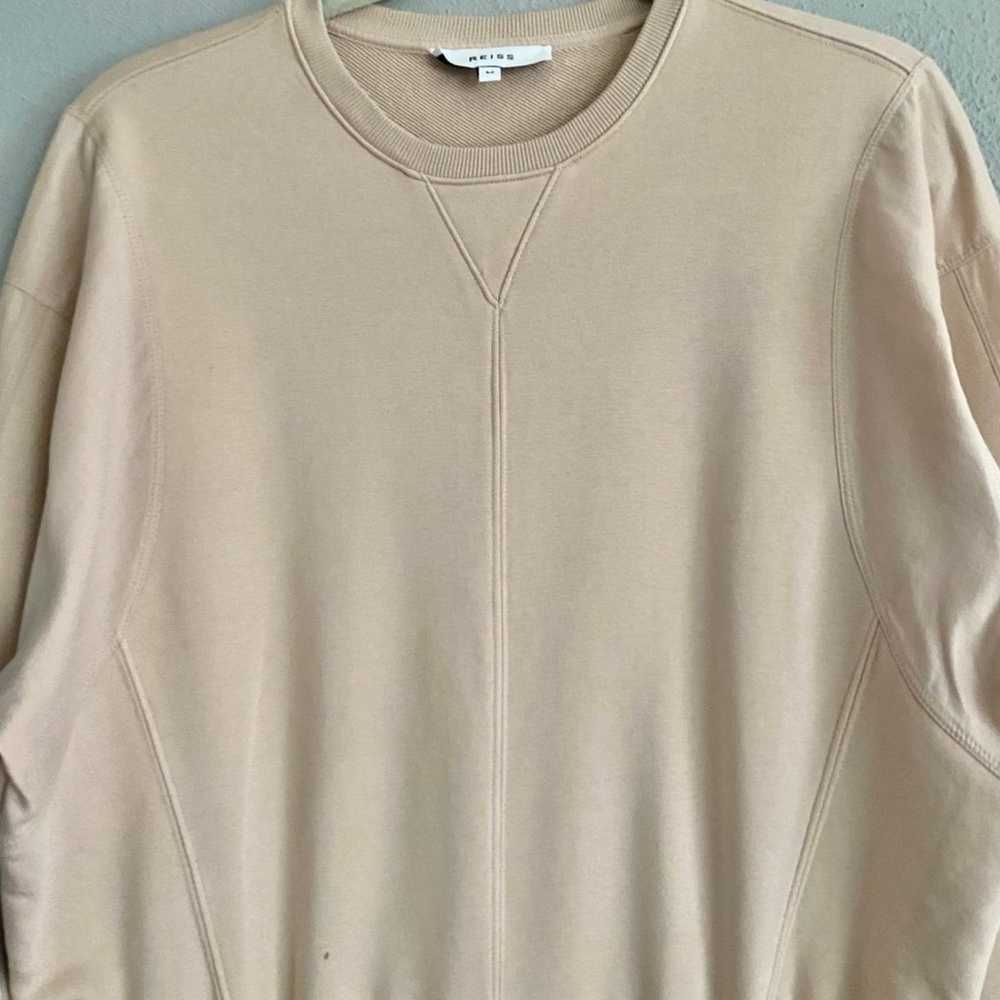 Reiss Lizabeth Loungewear Sweatshirt Midi Dress S… - image 3