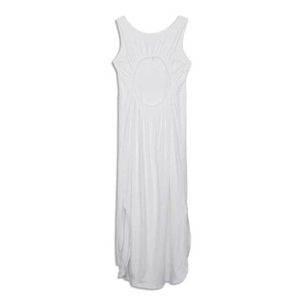 Lululemon Dress Womens 10 White Pima Cotton Open-… - image 2
