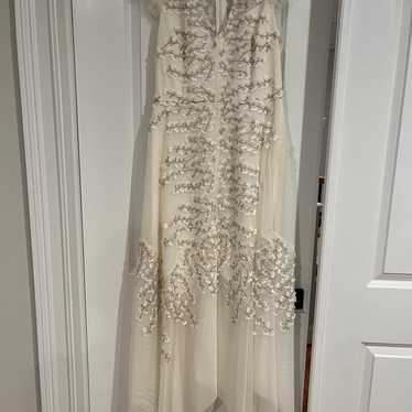 BCBGmaxazria Embroidered Tulle Dress