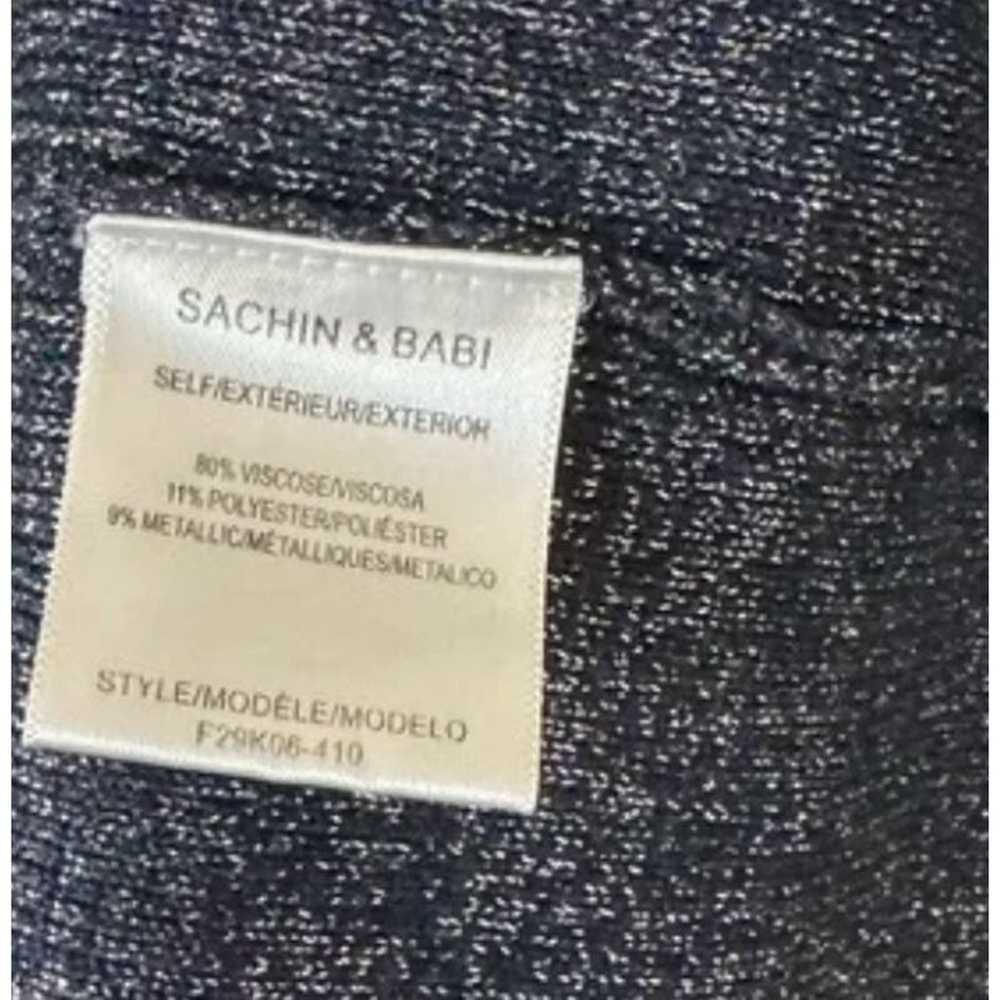 Sachin & Babi Amelie Metallic Knit Dress L Long S… - image 8