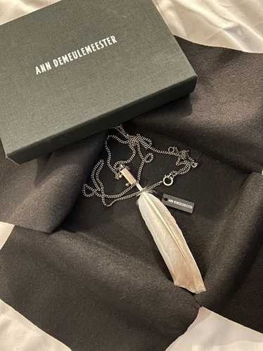 Ann Demeulemeester FW 2007 Feather Chain Necklace