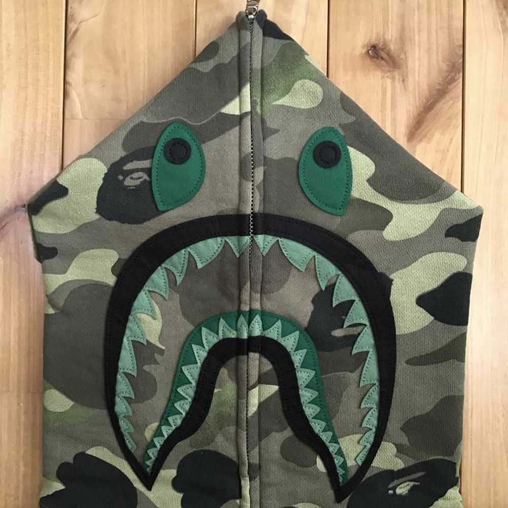 Bape BAPE Gradation camo shark full zip hoodie - image 2