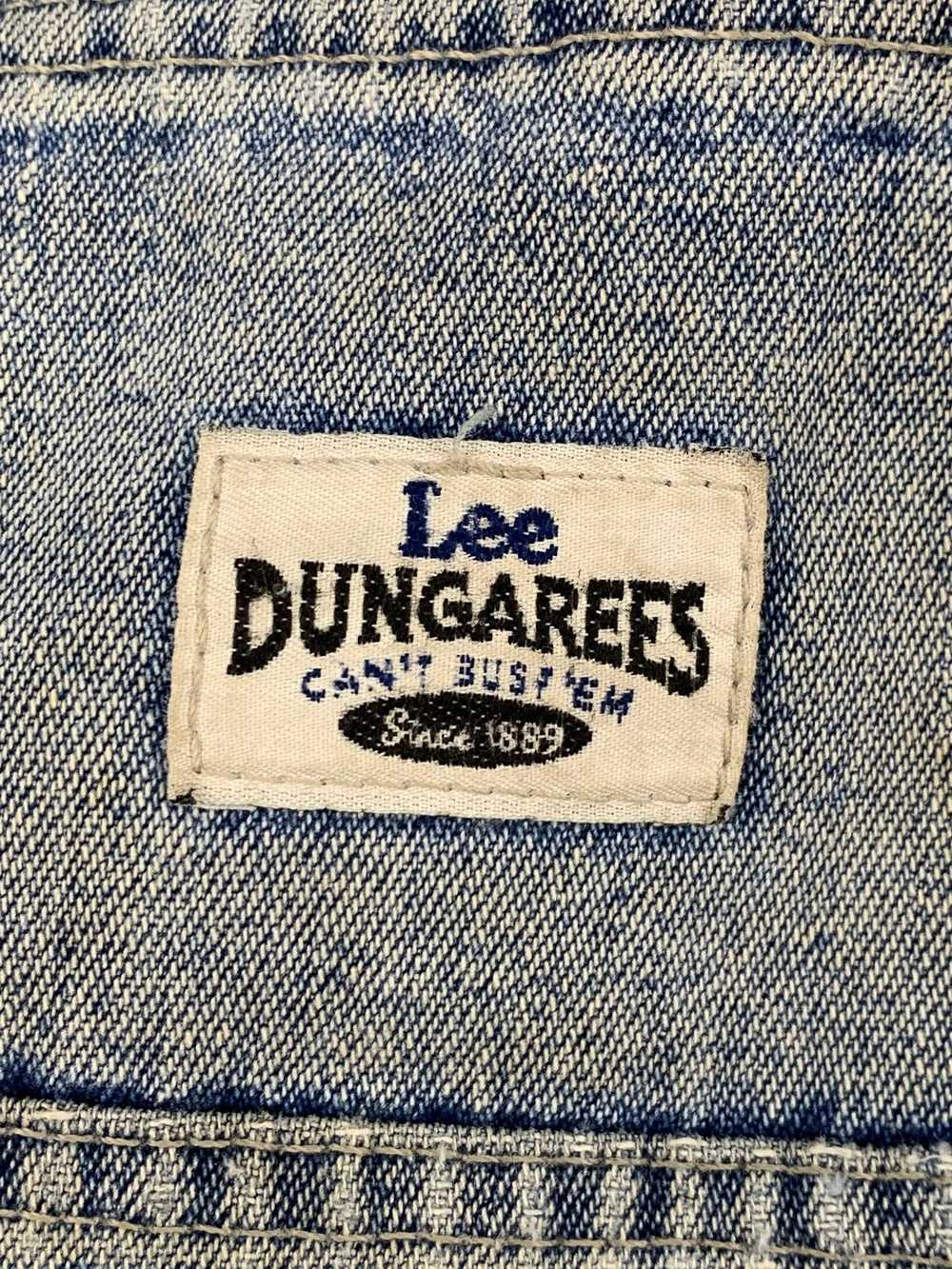 Lee × Vintage Vintage Lee Dungaree Light Wash Jea… - image 4