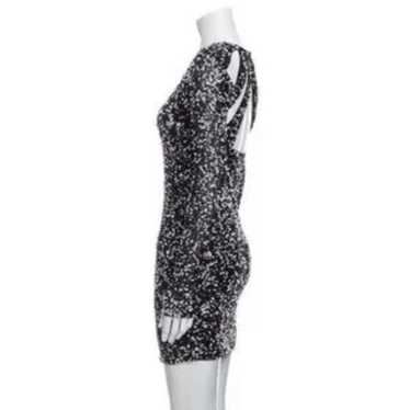 Parker black and white sequin dress Size XS - image 1