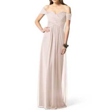 Dessy group nude vs blush gown