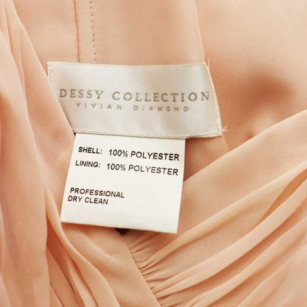 NEW Dessy Collection 2844 Off Shoulder Gown Blush - image 4