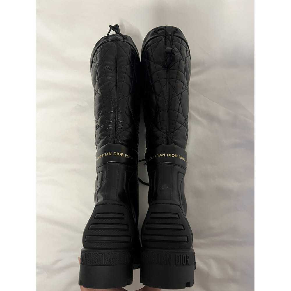 Dior Leather biker boots - image 10
