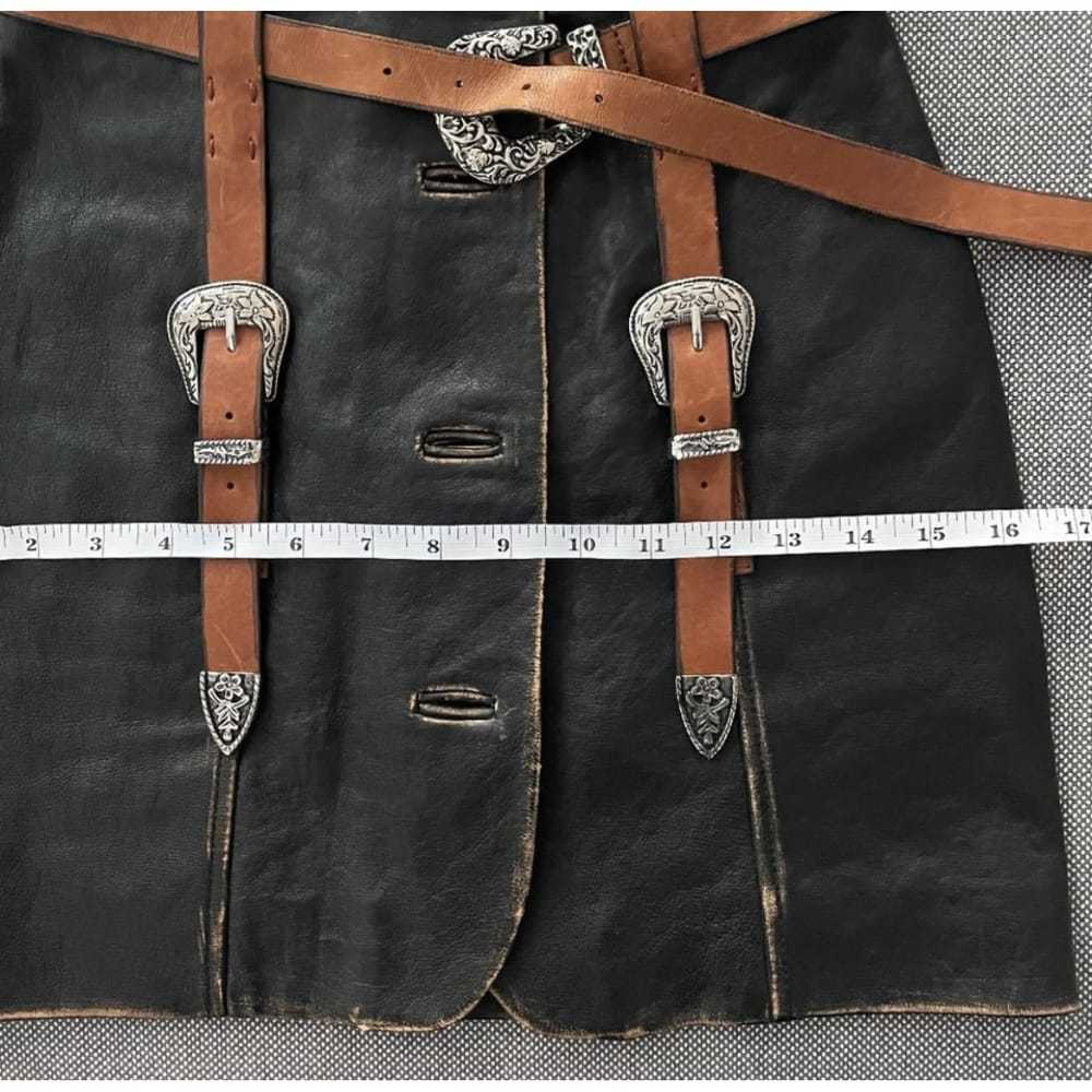 Acne Studios Leather mini skirt - image 5