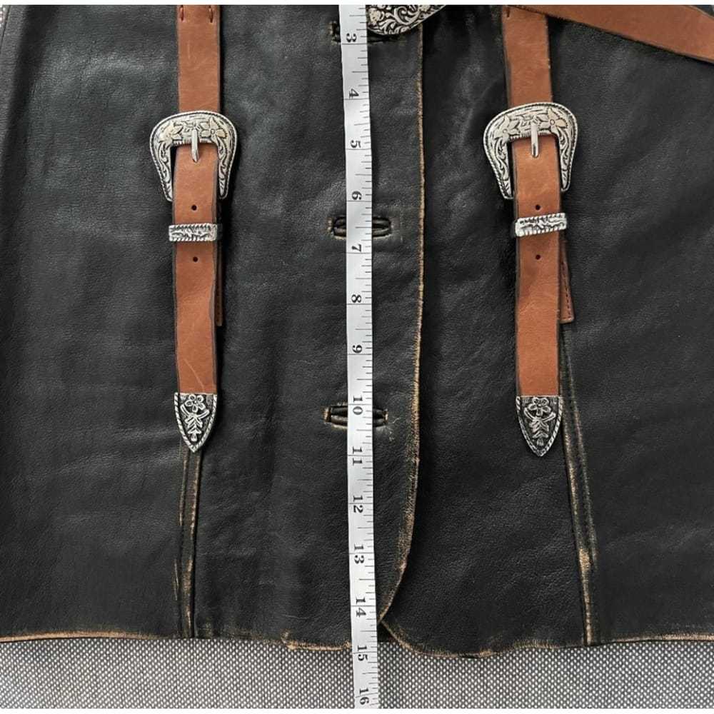 Acne Studios Leather mini skirt - image 6