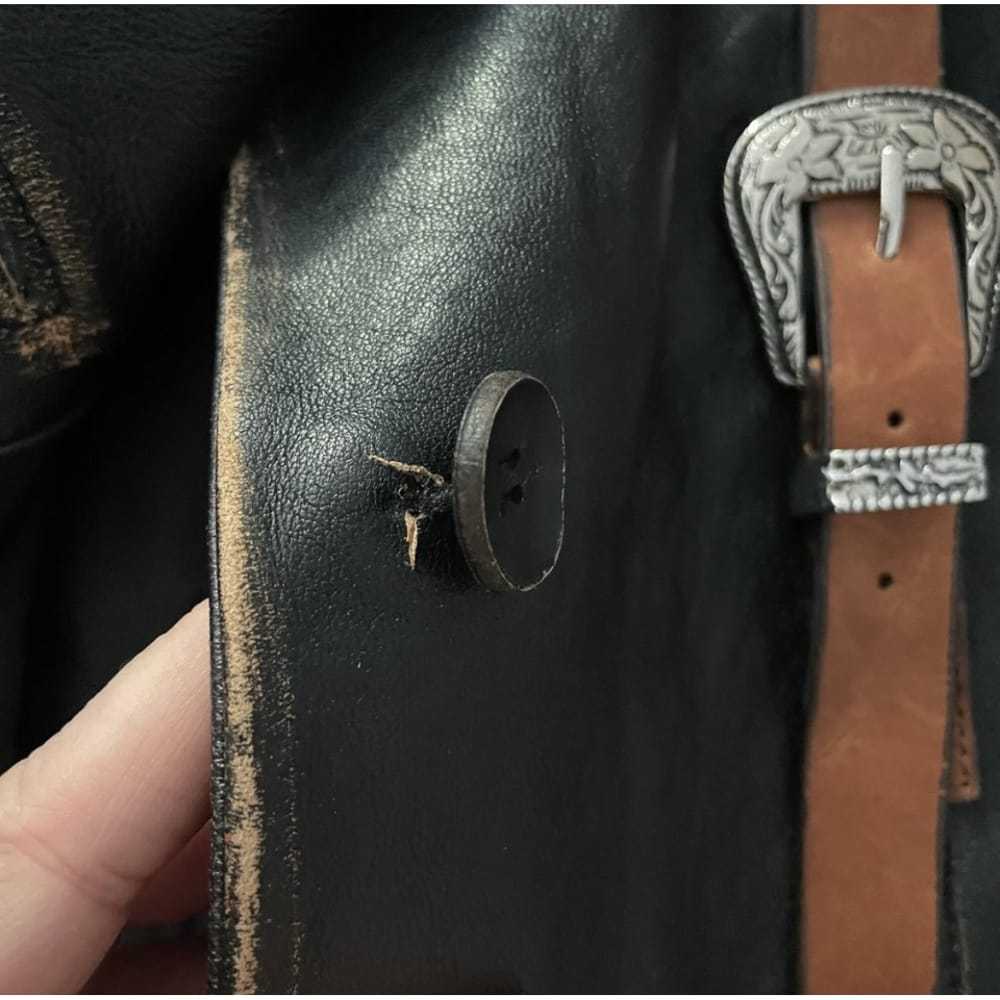 Acne Studios Leather mini skirt - image 8