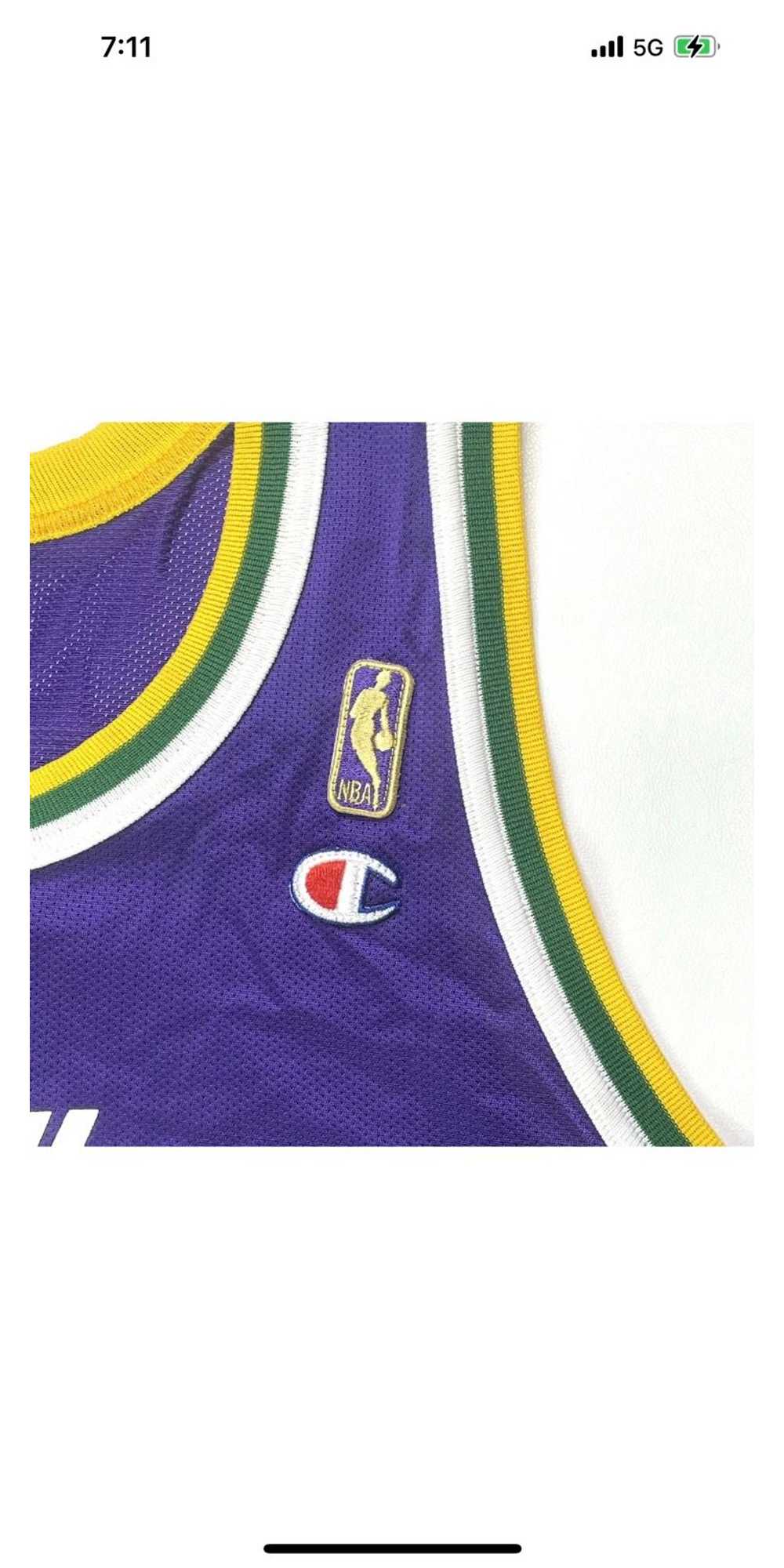 Champion × NBA × Vintage RARE 90’s Utah Jazz Pist… - image 3