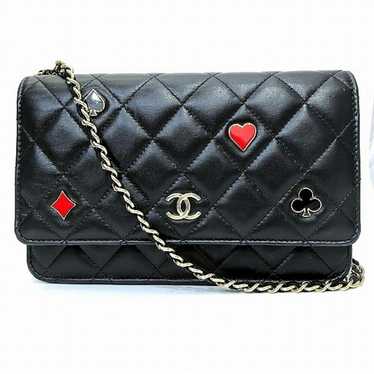 Chanel CHANEL Matelasse Chain Wallet AP3076 Long … - image 1