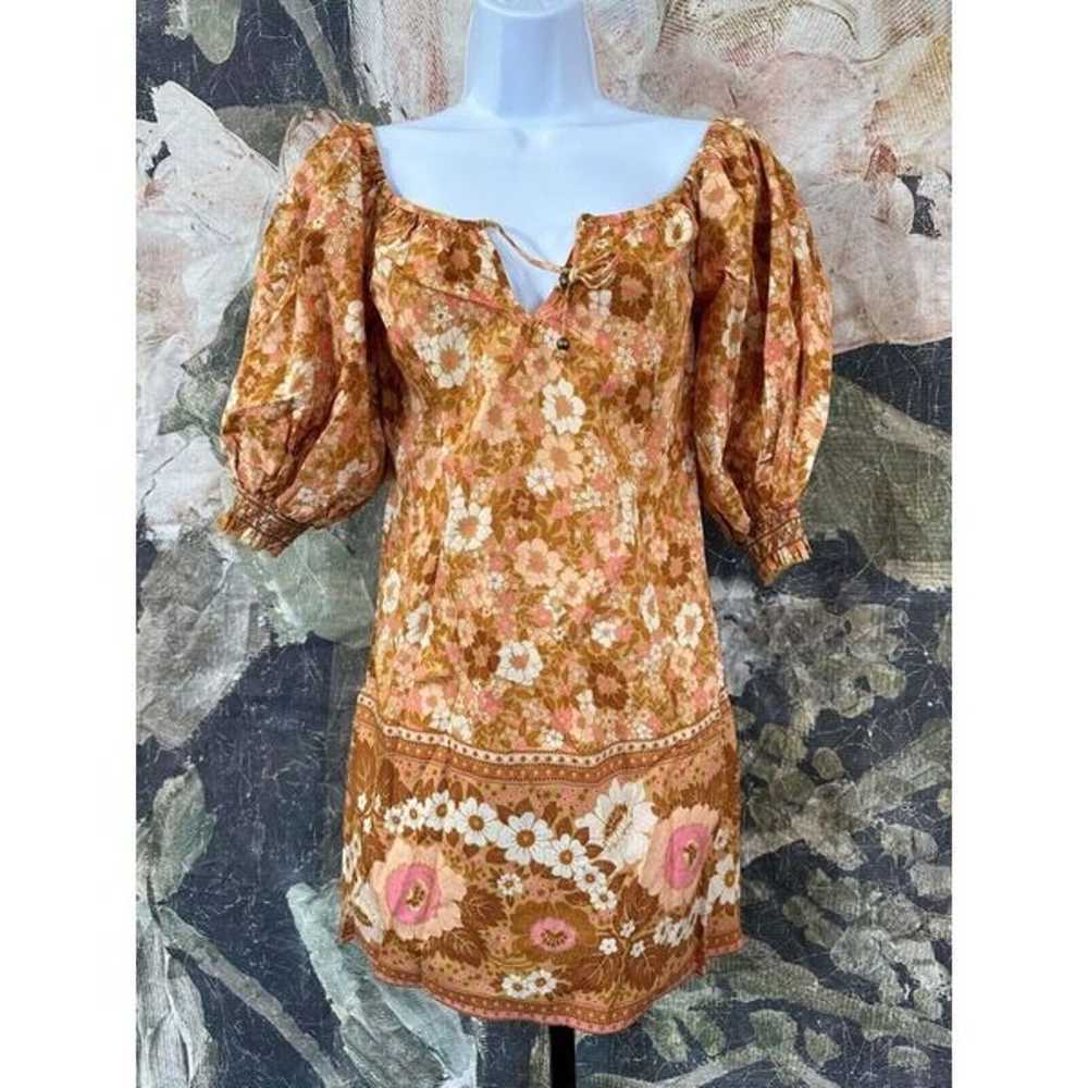 New Spell Anne Tunic Dress - Peach Size Xs - image 12