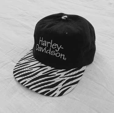 Harley Davidson Vintage Harley Davidson Black and… - image 1