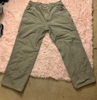 Carhartt Original Fit 102213-011 Carpenter Womens Pants Size 12 Fleece  Lined