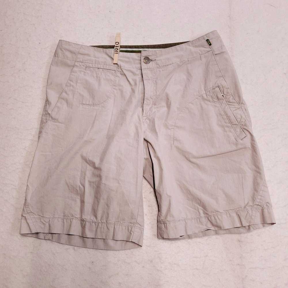 Rei REI Medium Wash Zip Chino Short Shorts Womens… - image 3