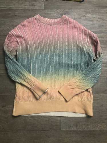 Zara Zara Dyed Cable Knit Sweater