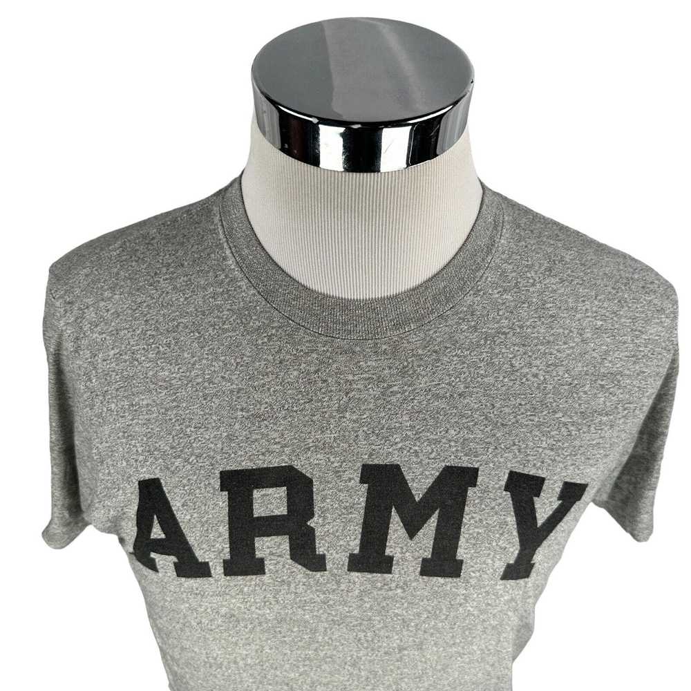 The Unbranded Brand Vintage Army T-Shirt Large 80… - image 2