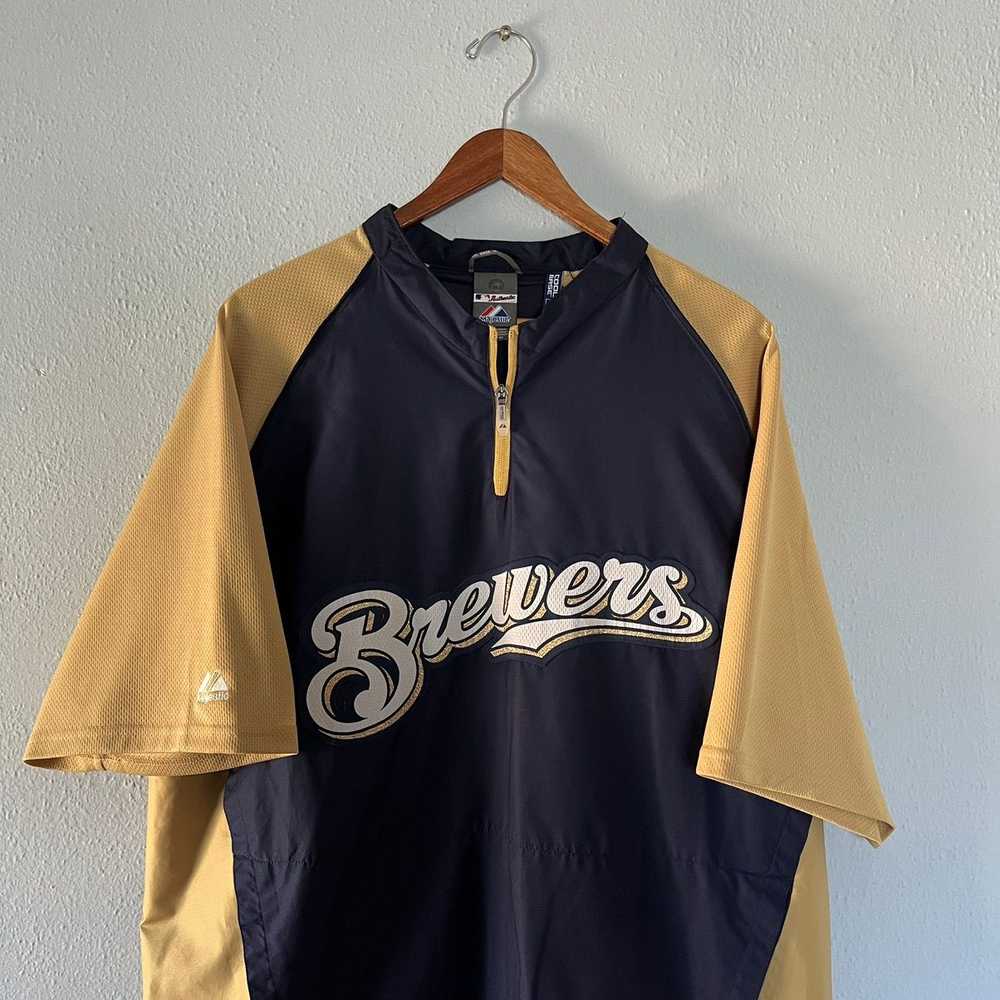 MLB × Majestic × Sportswear Milwaukee Brewers MLB… - image 2