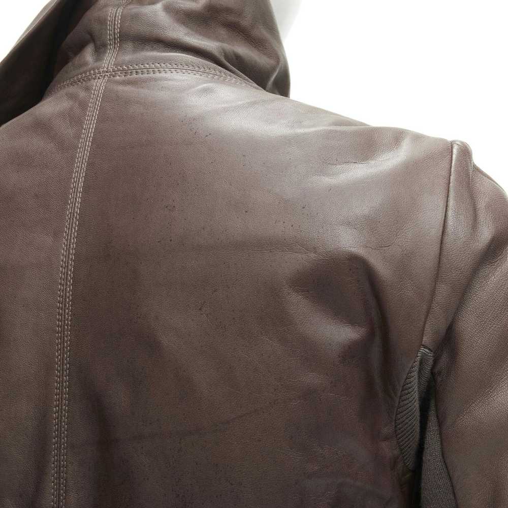 Rick Owens RICK OWENS dust brown lambskin leather… - image 9