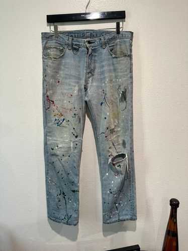 Number (N)ine SS06 Paint Splatter Pain Denim Jeans