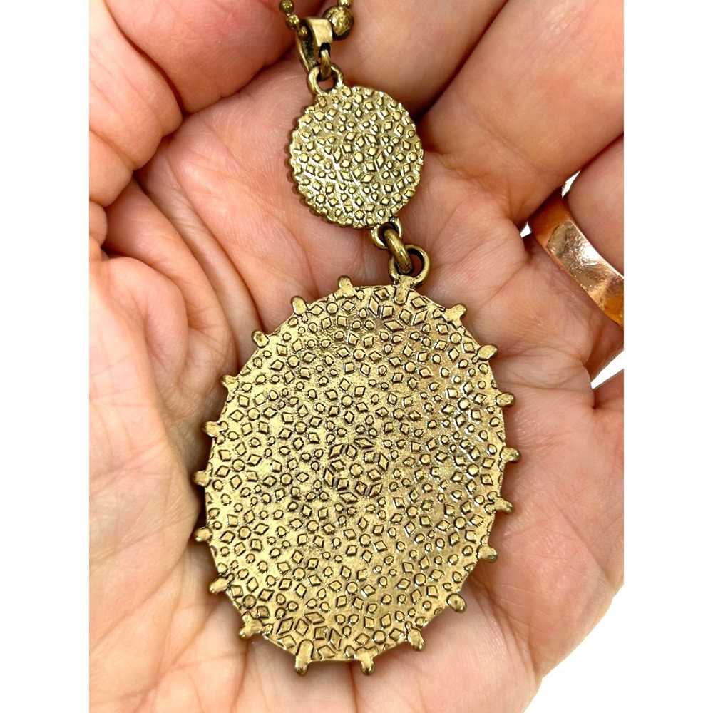 Lucky Brand Lucky Brand Pendant Necklace Gold Ton… - image 11