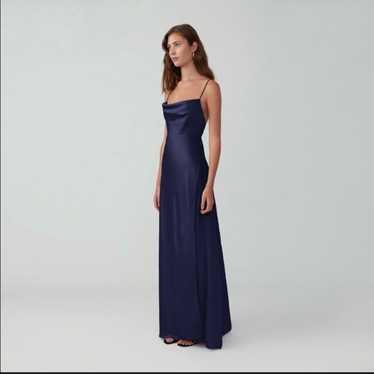 Fame & Partners Strappy Draped Gown